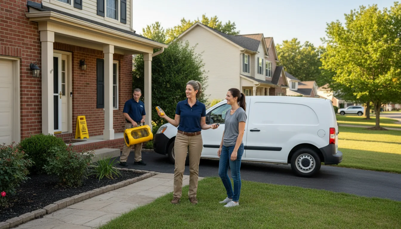 Water restoration image for Water Damage & Restoration Services in Warrens, WI